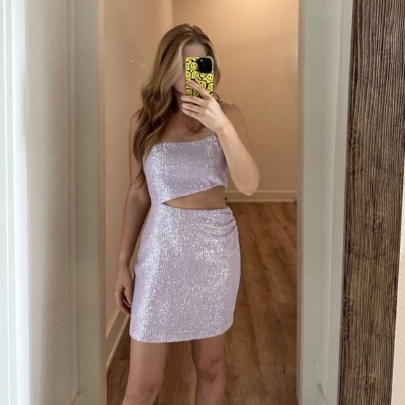 Amanda Uprichard Brinley Sequin-Embroidered Halterneck dress - Like new - Small - Picture 14 of 15